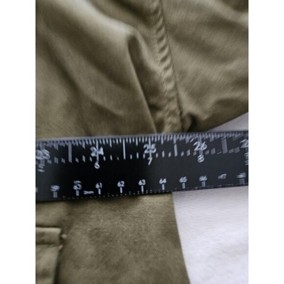 Perch by Blu Pepper Green Front Zip Cropped Jacket Sz 1X Plus Military - Picture 7 of 10